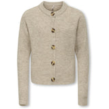 kids ONLY Pumice Stone Melange Kogcamilla O-Neck L/S Cardigan Knt