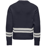 kids ONLY Night Sky Badge/Cloud Dancer Kogjanny Life L/S Varsity V-Neck Knt