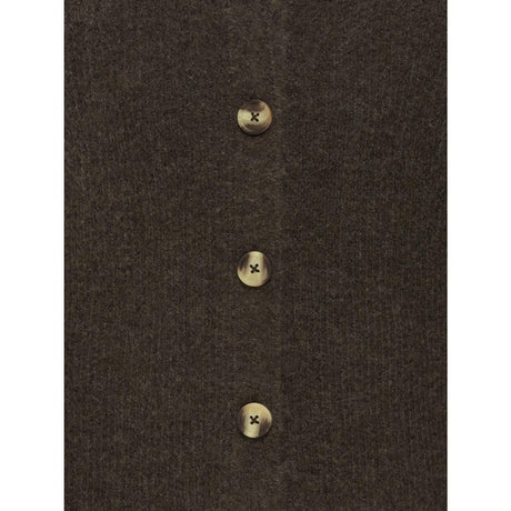 kids ONLY Black Coffee Melange Kogcamilla O-Neck L/S Cardigan Knt