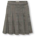 kids ONLY Seal Brown Libra Checks Kogfine Pleat Skirt Jrs