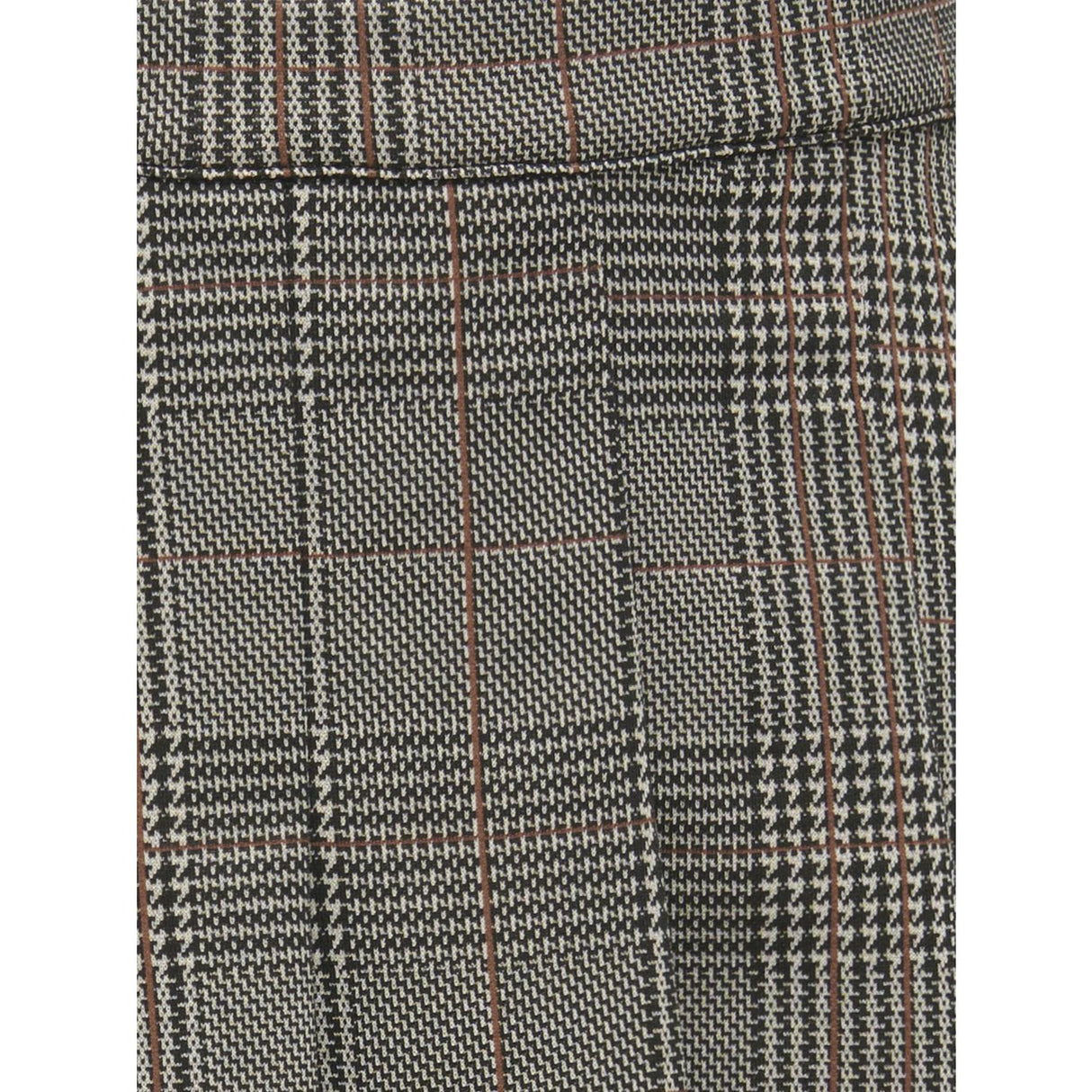 kids ONLY Seal Brown Libra Checks Kogfine Pleat Skirt Jrs