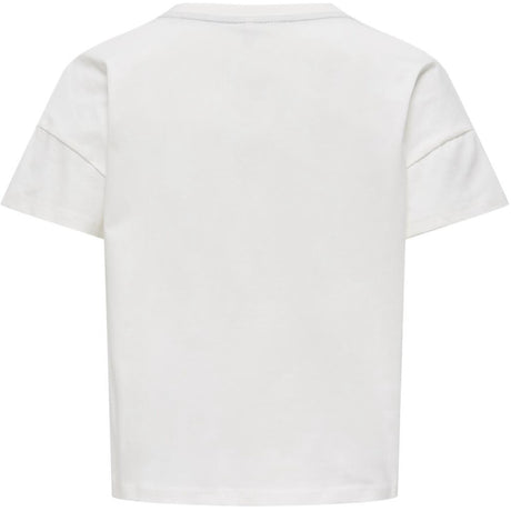 kids ONLY Cloud Dancer Nevada Kogditte Life S/S Ovz Printed Top Jrs