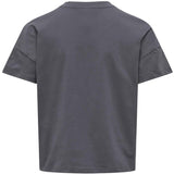 kids ONLY Blackened Pearl Elegance Kogditte Life S/S Ovz Printed Top Jrs