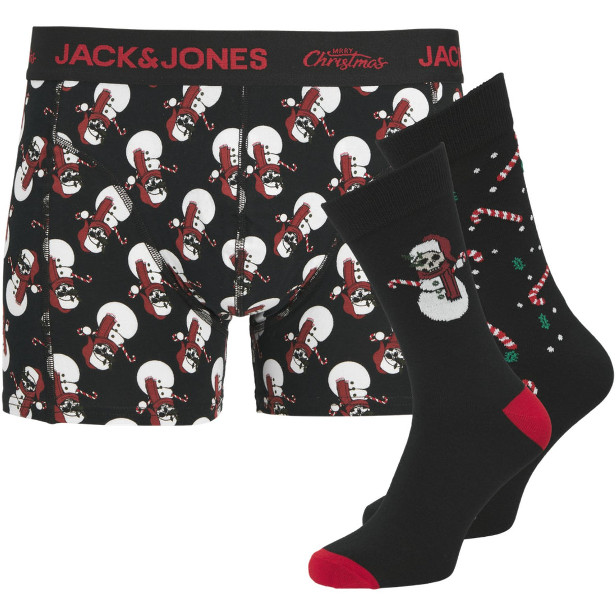 Jack & Jones Junior Black Jacsnow Skulls Giftbox Jnr