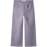 Name It Lavender Gray Nkfrose Wide Twi Pants 1115-Tp Noos