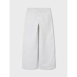 Name It Bright White Nkfrose Wide Twi Pants 1115-Tp Noos