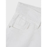 Name It Bright White Nkfrose Wide Twi Pants 1115-Tp Noos