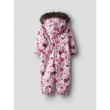 Name It Parfait Pink Floral Unicorn Nmfsnow10 Suit Aop Fo Noos