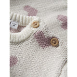 Name It Cloud Dancer Keepsake Lilac Heart Nbfoana Ls Knit