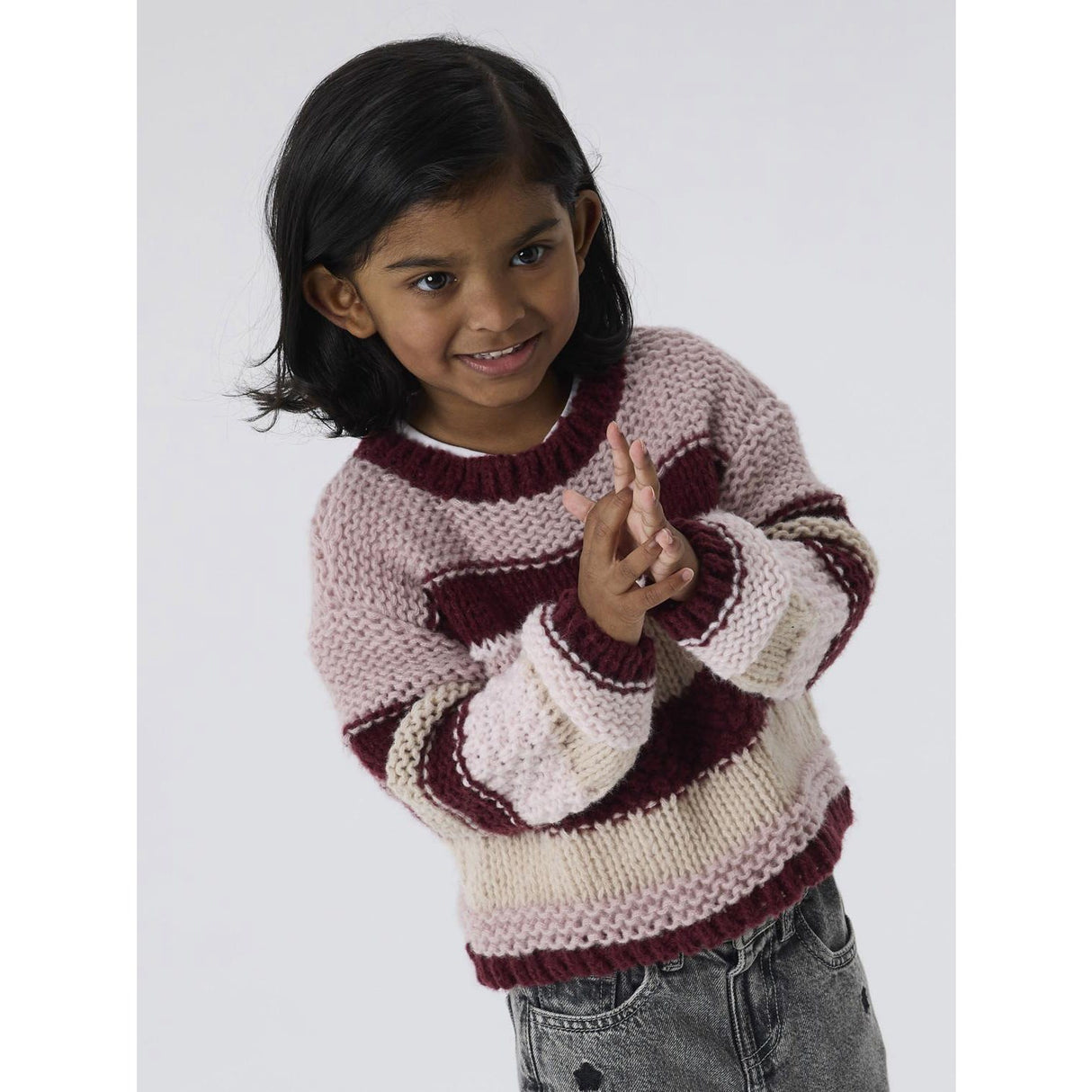 Name It Burgundy Nmfoline Ls Knit