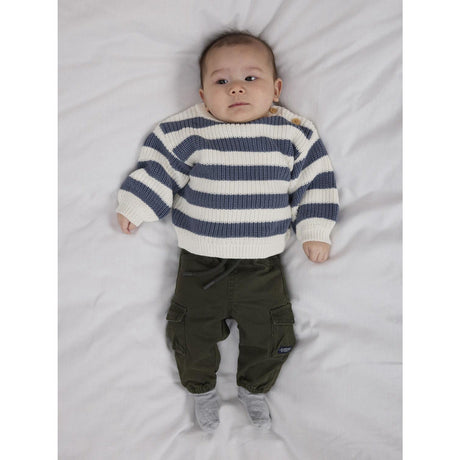 Name It Cloud Dancer Flintstone Nbmolfert Ls Knit