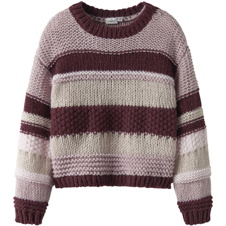 Name It Burgundy Nkfoline Ls Knit