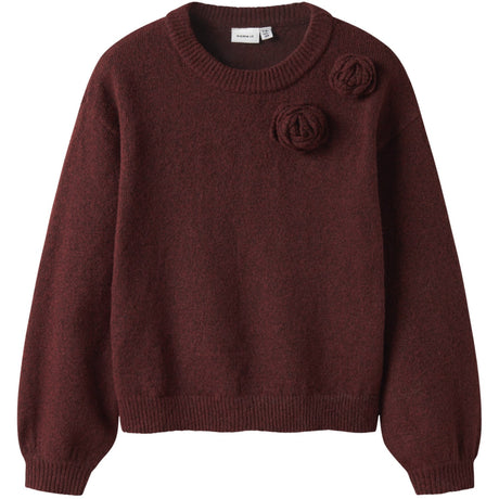 Name It Burgundy Nkfodessana Ls Knit