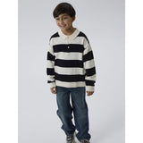 Name It Black Nkmobert Ls Loose Knit Polo