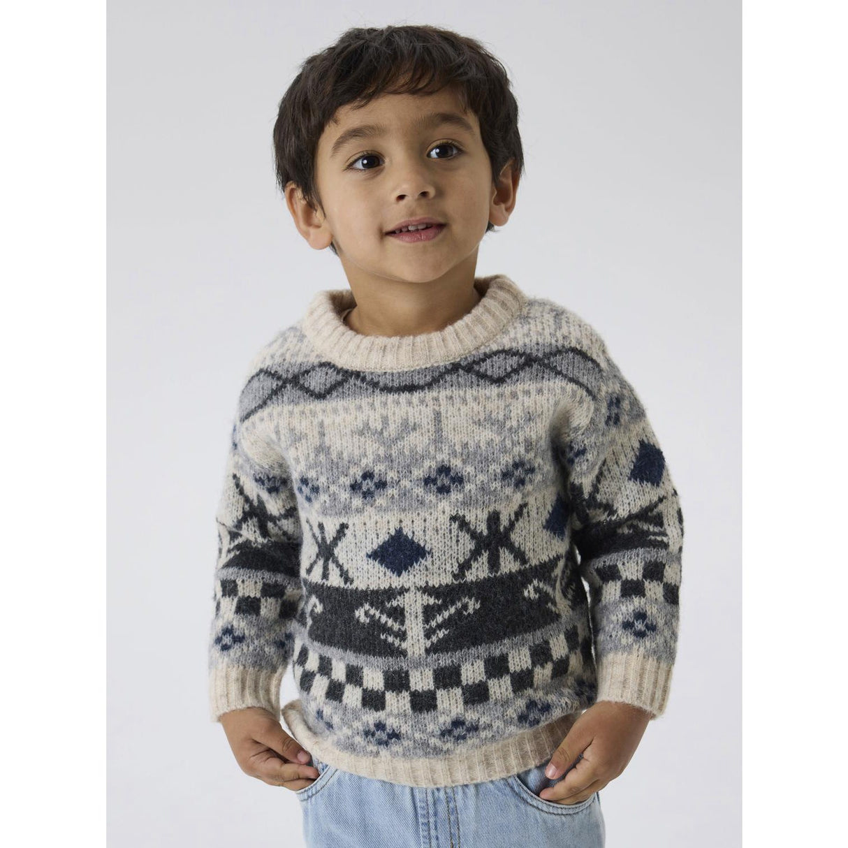 Name It Cloud Dancer Nmmoddur Ls Knit