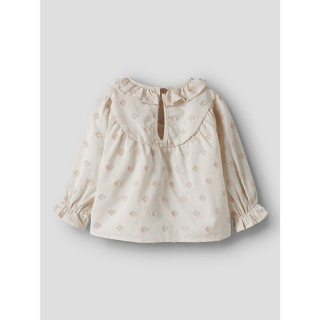Lil'Atelier Pastel Parchment Nbfnethe Ls Loose Shirt Lil