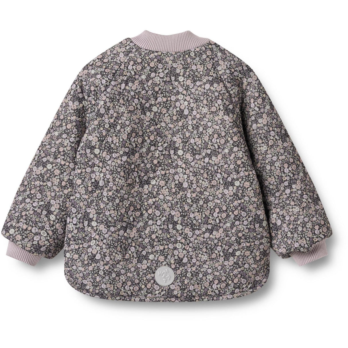 Wheat Black Sea Flowers Reversible Thermo Jacket Lake