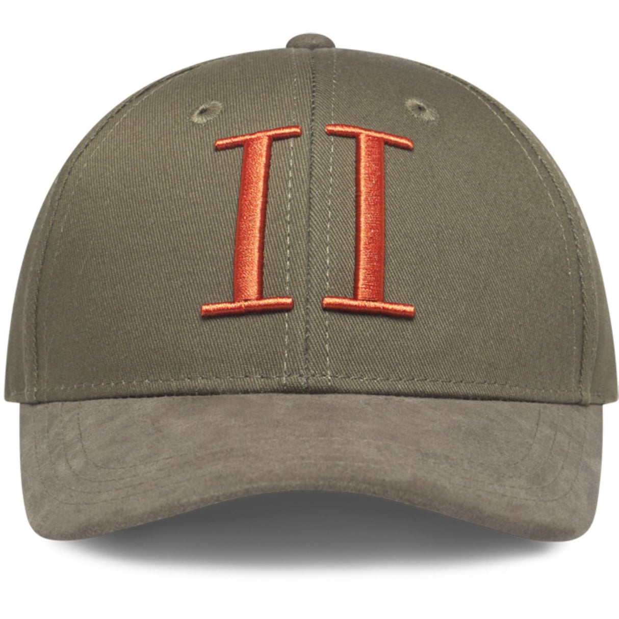 Les Deux Kids Olive Night Baseball Cap Encore Suede KIDS