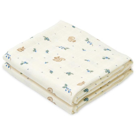 Cam Cam Copenhagen Blueberries Muslin Cloths 2-pack