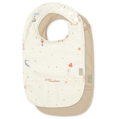 Cam Cam Copenhagen Carousel Bib With Pocket 2-pack