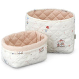 Cam Cam Copenhagen Carousel Quilted Storage Basket 2-pak