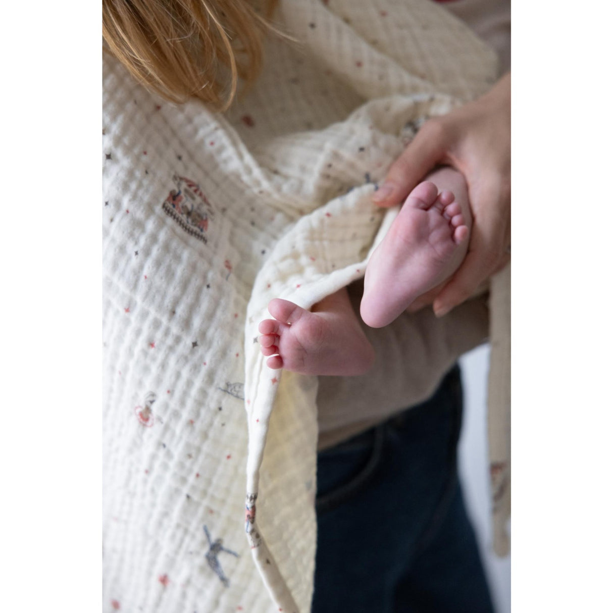 Cam Cam Copenhagen Carousel Muslin Baby Blanket