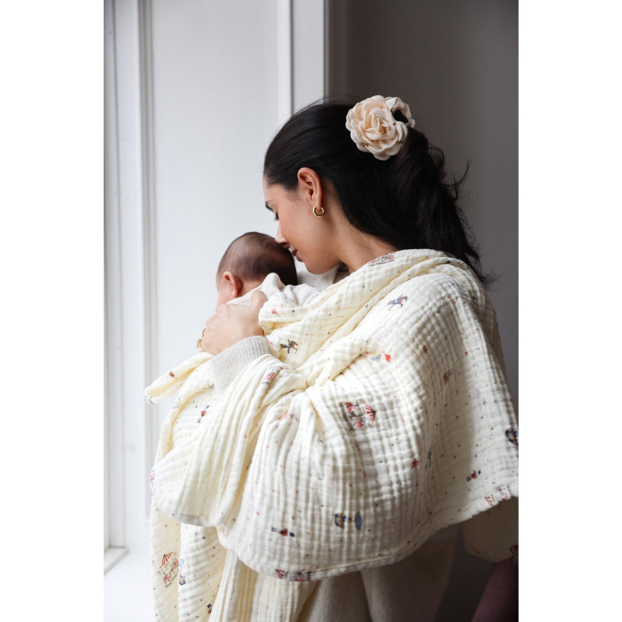 Cam Cam Copenhagen Carousel Muslin Baby Blanket