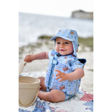 Mikk-Line Faded Denim Swim Hat UV AOP