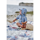 Mikk-Line Faded Denim Swim Hat UV AOP