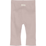 FIXONI Pale Mauve Melange Leggings Melange Rib