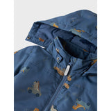 Name It Vintage Indigo Dino Car Nmmmax Pa Jacket Aop Noos