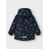 Name It Dark Sapphire Ref Dino Nmmmax Pa Jacket Ref Aop Noos