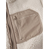 Name It Moonbeam Chest Pocket Savannah Tan Nknmattia Sherpa Jacket Pb