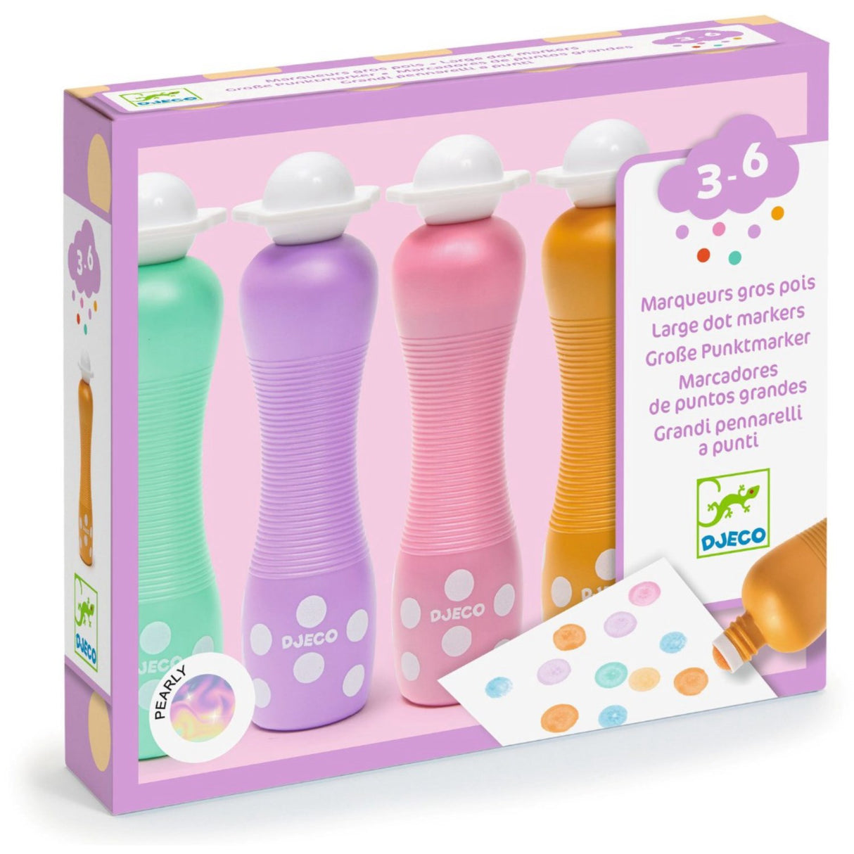 Djeco Foam Mother Of Pearl Markers