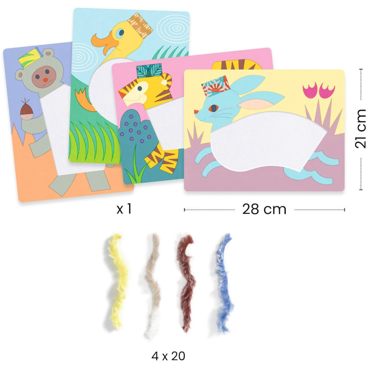 Djeco Creative Yarn With Hats