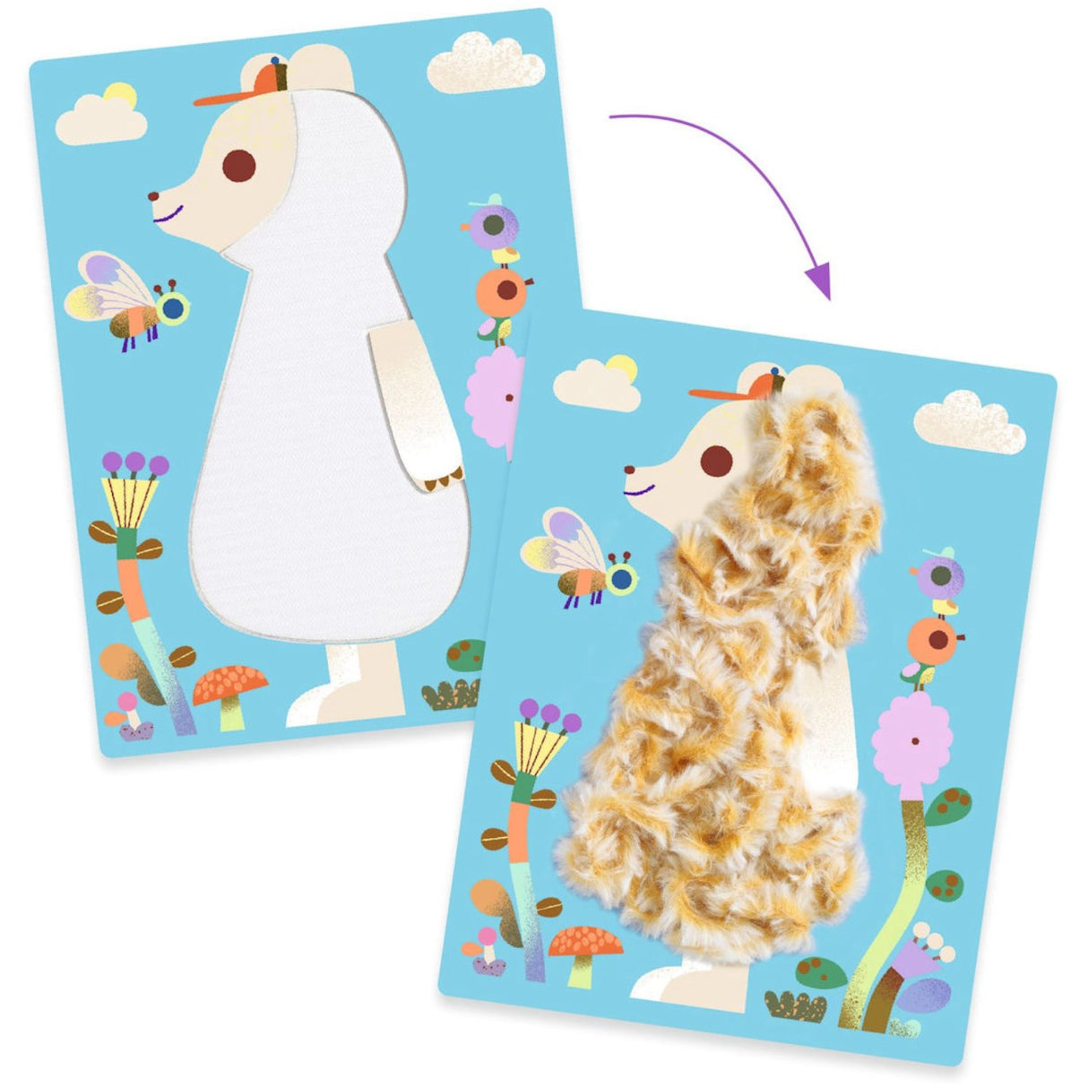 Djeco Creative Yarn Fluffy Friends!