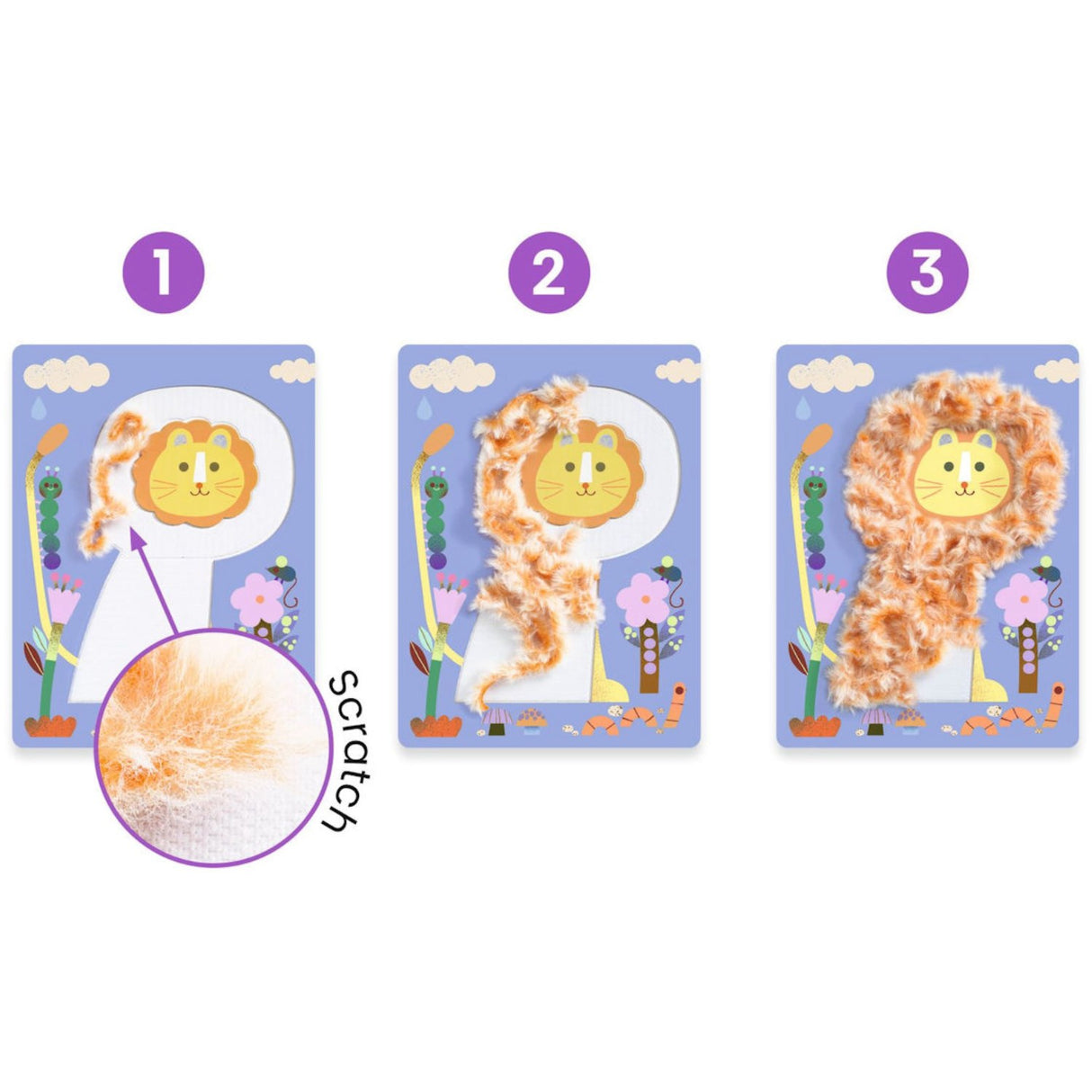 Djeco Creative Yarn Fluffy Friends!