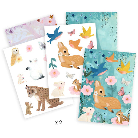 Djeco Creative Activity Set Fluffy Animals