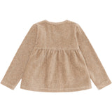 Hust & Claire Biscuit Sicillia Ottoman Velour Solid