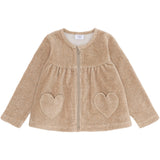 Hust & Claire Biscuit Sicillia Ottoman Velour Solid