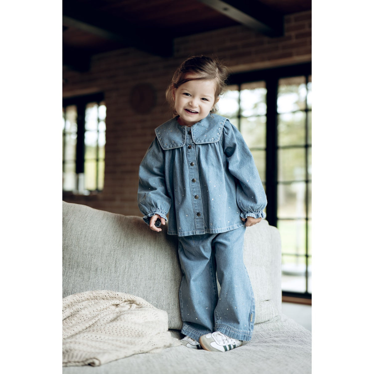 Hust & Claire Blue Denim Karoline Denim W.Studs