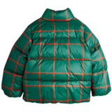 Mini Rodini Green Plaid AOP Citypuffer