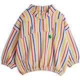 Mini Rodini Multi Clover Emb Half Zip Sweatshirt