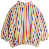 Mini Rodini Multi Clover Emb Half Zip Sweatshirt