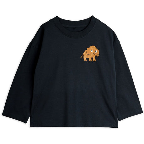Mini Rodini Black Mammoth Sp Ls Tee