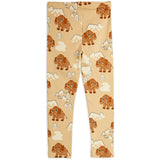 Mini Rodini Beige Mammoth AOP Leggings