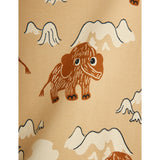 Mini Rodini Beige Mammoth AOP Leggings