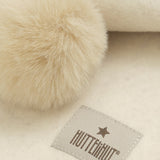 Huttelihut Light Beige Melange Balaclava X Luksusbaby