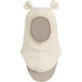Huttelihut Light Beige Melange Balaclava X Luksusbaby