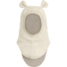 Huttelihut Light Beige Melange Balaclava X Luksusbaby